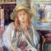 Julie Manet with a straw hat (Young Woman in a Straw Hat)